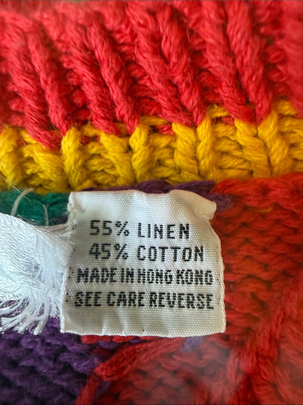 Vintage Saks Fifth Ave Colorblock Sweater - Picture 9 of 9